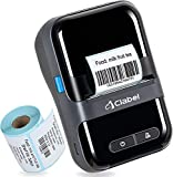 Label Maker, CLABEL 220B Portable Barcode Printer, Mini Wireless Thermal Label Maker Printer for Jewelry, Clothing, Barcode, Compatible with Android & iOS System for Retail, QR Code, Small Business