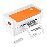 NADAMOO Thermal Label Printer, 4x6 Thermal Shipping Label Printer, High Speed Commercial Direct Thermal Label Maker, Support Windows Mac, Compatible with Shopify, Ebay, Amazon, USPS, UPS，FedEx
