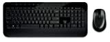 Microsoft Wireless Desktop 2000, Black - Wireless Keyboard and Mouse Combo with Comfortable Palm Rest.