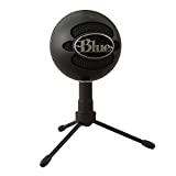 Blue Snowball iCE USB Microphone for PC, Mac, Gaming, Recording, Streaming, Podcasting, with Cardioid Condenser Mic Capsule, Adjustable Desktop Stand and USB cable, Plug 'n Play – Black