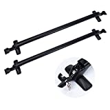 TBVECHI Roof Rack, Car Top Roof Rack Cross Bar Luggage Carrier Adjustable Window Frame Black Roof Bars