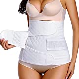 Abdominal Binders Post Surgery Postpartum Belly Wrap Cotton Belly Binder C Section Belly Band After Post Baby delivery Belt Wrap White