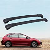 PARTOL Crosstrek Roof Rack Corss Bars for 2013-2017 Subaru XV Crosstrek/2012-2016 Subaru Impreza Crossbar Luggage Carrier Top Rail Rack for Canoe Kayak Snowboard Bike