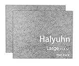 Halyuhn Thick Felt Sheets 8 MM, 15’’ x 12’’ Felt Square Pads for Furniture, Cuttable Felt Furniture Pads for Hardwood Floors Protection, Felt Pads for Furniture, Thick Felt Sheets for Crafts (2 Pcs)