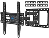 Mounting Dream TV Mount Full Motion TV Wall Mount for Most 26-55 Inch Flat Screen TV, Wall Mount TV Bracket with Dual Arms, Max VESA 400x400mm and 99 LBS, Fits 16', 18', 24' Studs MD2380-24K TV Mounts