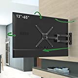 Barkan Long TV Wall Mount, 13 - 65 inch Full Motion Articulating - 4 Movement Flat / Curved Screen Bracket, Holds up to 79lbs, Extremely Extendable, Fits LED OLED LCD
