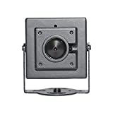 HD 1080P Low Light Full Color Night Vision Hidden Mini AHD CCTV Security Video Camera Black 0.00001Lux Starlight with 3.7mm Pinhole Lens Wide Angle View No IR LEDs No Trouble