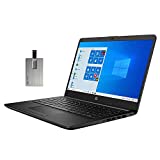 HP 2022 Pavilion 14' HD Display Laptop Computer, AMD Athlon Silver 3050U Processor, AMD Radeon Graphics, Webcam, Stereo Speakers, Windows 10, Black, Parent (4GB RAM | 128GB SSD)