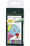 Faber-Castell Pitt Artists Pen Brush Pastel (Wallet of 6)