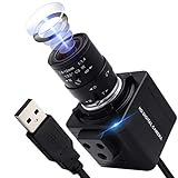 ALPCAM 4K USB Camera Ultra HD 2160P Webcam,5X Optical Manual Wide Angle Webcam with 2.8-12mm Varifocal Lens,Sony IMX317 Sensor USB Zoom Video Conference Camera for Mac/Window/Linux/Raspberry Pi