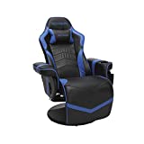 RESPAWN RSP-900 Racing Style, Reclining Gaming Chair, 35.04' - 51.18' D x 30.71' W x 37.01' - 44.88' H, Blue