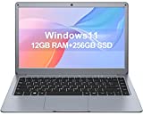 Jumper Laptop 13.3' Full HD IPS Display -12GB RAM 256GB SSD - Intel Celeron 64bit Dual Core Processor - Windows 11 Home - Laptops Computer with HDMI, Webcam, Wi-Fi, Bluetooth
