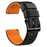Ritche 22mm Silicone Watch Band Compatible with Samsung Galaxy Watch 3 (45mm) Samsung Gear S3 Classic Watch Quick Release Rubber Watch Bands for Men Women
