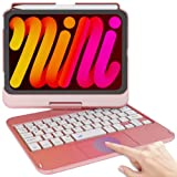 iPad Mini 6 Case with Keyboard, Keyboard iPad Mini 6th Generation 2021 8.3-inch 6th Generation, 360° Rotatable Touchpad Keyboard Case,Thin & Protective for iPad Mini (6th Generation 2021) Tablet