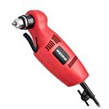 NEIKO 10529A 3/8' Close Quarter Angle Power Drill | 55-Degree Angle | Variable Speed (0-1400 RPM) | 120 Volt