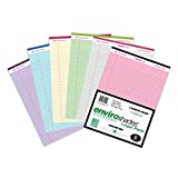 Roaring Spring Enviroshades Recycled Legal Pads, 6 Pack, 8.5' x 11.75' 50 Sheets, Assorted Colors