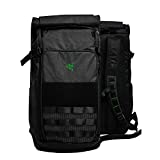 Razer Tactical v2 17' Laptop Backpack: Tear & Water Resistant Exterior - Roll Top for Increased Capacity - Scratch-Proof Interior - Fits 15 inch Laptops – Black