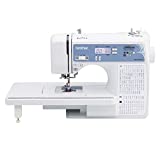 Brother XR9550PRW Sewing and Quilting Machine, Project Runway, 165 Built-in Stitches, LCD Display, Wide Table, 8 Included Feet