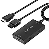 N64 to HDMI Converter, N64 to HDMI Compatible N64/SNES/Game Cube, N64 to HDTV -Black
