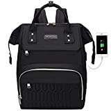 Sowaovut Laptop Backpack 15.6 Inch Casual Daypack Water Resistant Business Travel School Backpack for Women Student