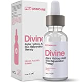 Glycolic Acid 40% (Professional Chemical Peel) Pro Strength Alpha Hydroxy Acid Skin Peel - Intense Anti-Aging Treatment For Wrinkles, Fine Lines, Brown Spots, and Acne Scarring