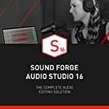 SOUND FORGE Audio Studio 16 - The complete solution for recording, audio editing, restoration and mastering in one | Audio Software | Music Program | for Windows 10/11 PC | 1 Download License