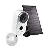 Wireless Security Outdoor Camera with Solar Panel: Battery Powered 1080p WiFi Night Vision Cameras for Home Outside Surveillance Works with Adorcam App