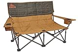 Kelty Low-Love Seat Camping Chair, Canyon Brown/Belluga – Portable, Folding Chair for Festivals, Camping and Beach Days - Updated 2019 Model