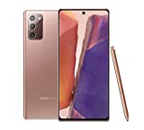 Samsung Galaxy Note 20 5G Factory Unlocked Android Cell Phone, US Version, 128GB of Storage, Mobile Gaming Smartphone, Long-Lasting Battery, Mystic Bronze, SM-N981UZNAXAA