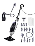 LIGHT 'N' EASY Steam Mop Cleaners 9-in-1 with Detachable Handheld Unit, Floor Steamer for Hardwood/Grout/Tile,Multi-Purpose Handheld Steam Cleaner for Indoor Use(7688ANB-2)