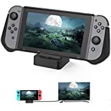 Vivefox Switch TV Dock, Vivefox Aluminum Portable Switch Docking Station HDMI TV Adapter Switch Charging Dock Replacement Compatible with Nintendo Switch Charge and Play Kit