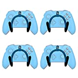 YYST Mini Flexible Wall Mount Holder Rack Organizer for PS3/PS4/PS5/Xbox 360/Xbox One/S/X/Elite/Series S/Series X Controller, Pro Controller - 4/PK- No Game Controller