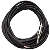 Seismic Audio QRW15Pair 15-Feet Raw Wire to 1/4-Inch Speaker Cable, 16 Guage, PA/DJ/Home Audio