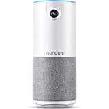 NUROUM C10 HD 1080P Conference Webcam, Video Conference Camera with Mic and Speaker, All-in-1 Ultra Wide-Angle 90° Webcam with Microphone, 10ft Voice Pickup, Ai Noise-Cancellation, USB Plug&Play