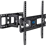 Pipishell TV Wall Mount for 26-65 inch TVs, Full Motion TV Mount Bracket with Articulating Swivel Extension Tilting Leveling Max VESA 400x400mm Holds up to 99lbs for LED LCD OLED 4K Flat Curved Screen
