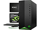 [Geforce RTX 3060] 2022 HP Pavilion Gaming Desktop PC, 32GB RAM, 1TB SSD+2TB HDD, Intel i5-10400F, Wired Mouse & Keyboard, Bluetooth, Wi-Fi, USB Type-C, Display Port, HDMI, Windows 11, Mouse Pad