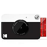 KODAK Printomatic Digital Instant Print Camera - Full Color Prints On Zink 2x3' Sticky-Backed Photo Paper (Black) Print Memories Instantly