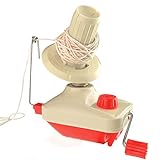 Marrywindix Bobbin Winder Yarn Winder Table Clasp, Hand Operated Manual Wool Winder Holder for Swift Yarn Fiber Ball
