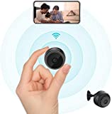 Mini Hidden Cameras, Wireless WiFi Camera HD 1080P Home Security Cameras, Surveillance with Audio and Video Live Feed, Covert Baby Nanny Cam,Tiny Smart Cameras with Night Vision and Motion Detection
