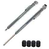 20 - 120 Psi Air Gauge Tire Pressure Monitor for Bike Tire Pressure, RV, Golf Carts, Heavy Duty Truck Tire Pressure Gauge Needs. Each Air Pressure Tire Gauge is a Professional Manuel Tire Guage. 2Pack