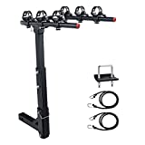 Bike Rack for SUV 3 Bike Rack Hitch Bike Rack Foldable Bicycle Rack for Cars, Trucks, SUV's and Minivans