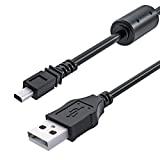 UC-E6 USB Cable, Ancable 3-Feet USB Mini-B Universal Digital Camera Data Transfer Cord Charger Cable for Nikon CoolPix, L, D, P, Series Digital Camera