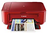 Canon PIXMA MG3620 Wireless All-In-One Color Inkjet Printer with Mobile and Tablet Printing, Red, 17.7 (W) X 12.0 (D) X 6.0 (H)