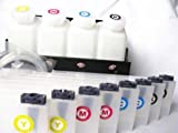 US Stock Bulk Continuous Ink Supply System (CISS) for Mimaki jv33/jv3/JV5 Roland Inkjet Printers 4 Bottles,8 Cartridges