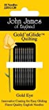 John James Gold'n Glide Quilting Needles-Size 9
