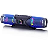 WolfLawS GS03 Wireless Computer Speakers for Desktop, Gaming Speakers with RGB Light for PC, Subwoofer with Bluetooth 5.0, USB Powered SoundBar for Monitor Laptop 3.5mm Headphone Jack