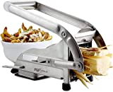 POP AirFry Mate, Stainless Steel French Fry Cutter, Commercial Grade Vegetable and Potato Slicer, Includes 2 Blade Size Cutter Options and No-Slip Suction Base, Perfect for Air Fryer Food Preparation