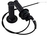 Throttle Handle Grips and Cable For ATV Quad Pit Bike Dirt Bike Baja Mini Bike Mb165 Mb200 196cc 200cc Doodlebug Bike Fit for 22mm Bar By TOPEMAI