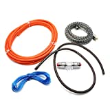 S SYDIEN 6 Gauge Amp Auto Car Audio System Speaker Kit Amplifier Install Wiring Cable 1200W Make Connections & Brings Power to Your Radio, Subwoofers and Speakers
