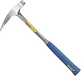 Estwing Rock Pick - 22 oz Geological Hammer with Pointed Tip & Shock Reduction Grip - E3-23LP , Blue